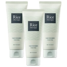 온더바디 라이스테라피 어성초 아크네 폼 클렌저, 150g, 3개