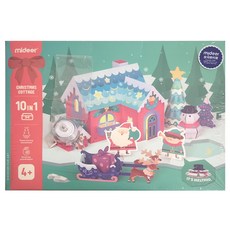 mideer 3D聖誕小屋DIY 265g, 多色, 1個