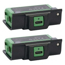 PowerA XBOX 遊戲手把充電組 2入, 綠色, 1組