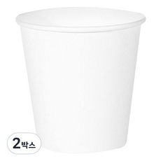 SeoYeon 無圖案紙杯, 2000件, 2個