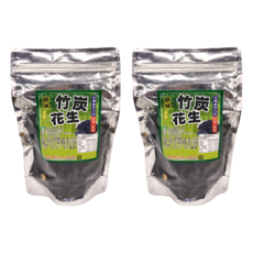 埔里農會 原味竹炭花生 (全素), 台灣產竹炭休閒美味, 250g, 2包