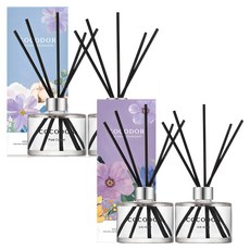 코코도르 퍼퓸 디퓨저 2p 세트, 퓨어코튼, 너의비누향, 200ml, 1개