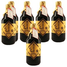黑豆桑 原味醬油, 550ml, 嚴選青仁黑豆古法釀造，無防腐劑、無調味劑添加, 6瓶