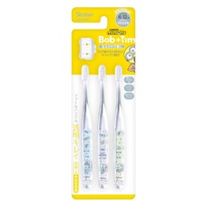 Skater 小小兵兒童牙刷 6~12歲, 透明, 3支, 1組