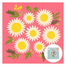 아트조이 물감 2배 DIY 명화그리기 30 x 30 cm, 해피 써니 데이지, 1개