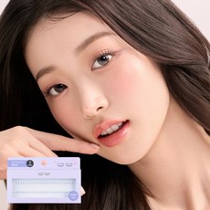 깜빡 인조 가닥속눈썹 패키지버전 언더라이트 1기둥, 블랙, 1개