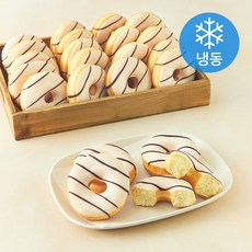 디엔비 화이트링 도넛 (냉동), 500g, 5개
