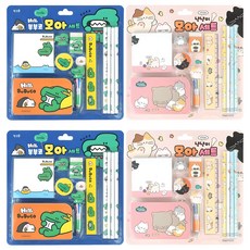 Pinkfoot 造型文具組 2款, Nyang Nyang+Bubuco, 2組