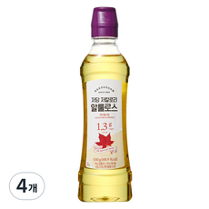 배대감 저당 저칼로리 알룰로스 메이플시럽, 530g, 4개