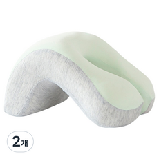 소울리치 푹쉼 포근한 낮잠베개, 민트그린, 2개