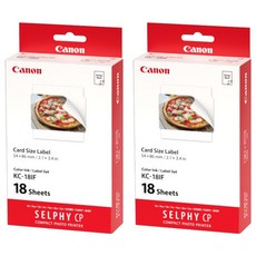 Canon 佳能 SELPHY 相片貼紙 KC-18IF, 2X3, 2個, 36個