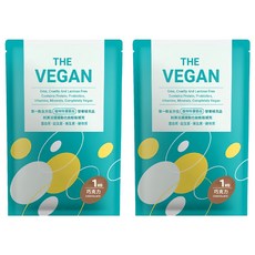 THE VEGAN 樂維根 植物性優蛋白 巧克力, 1kg, 2包