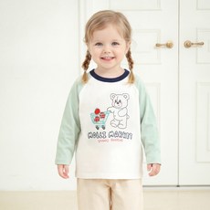 몰리멜리 곰곰 마켓 래글런 티셔츠