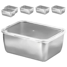 小麥購物 不鏽鋼保鮮盒 G829 61g, 6個