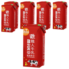 戀 職人牛乳保久乳, 6瓶, 200ml