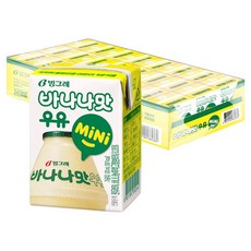 Binggrae 迷你香蕉牛奶, 120ml, 24入