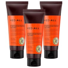 MED ALL RCP植萃精油強健髮根護髮素 清新柑橘香, 200ml, 3個