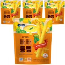 BEBECOOK 孩童初食綿綿貝貝棒, 烤玉米口味, 40g, 4包