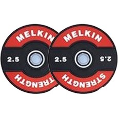 멜킨스포츠 바벨 프리미엄 CPU우레탄 원판 30mm 경량 역기 데드리프트 2.5kg, 혼합색상, 2개