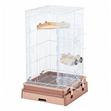 MARUKAN CASA 小動物籠 S W360XD400XH620mm, 白色 + 咖啡色, 1個