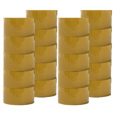 BEARPAW 輕包裝 封箱膠帶 48mm x 80m, 黃色, 20個