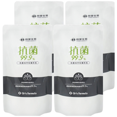 台塑生醫 Dr's Formula 抗菌洗手乳補充包, 400g, 4包