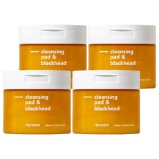 한스킨 클렌징 패드 앤 블랙헤드, 70매입, 4개