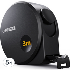 편스토어 고정밀 탄소강 미끄럼방지 줄자 16mm, 3m, 5개