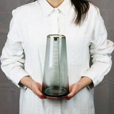 Able Bamboo Delight Ring花瓶 款式B, 藍色