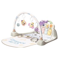 Hola Toys 4合1嬰兒健力架遊戲墊, 1個, 70 x 48 x 84 cm