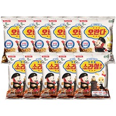 EnerAid 螺旋狀燕麥餅乾 5包+韓國傳統米菓 6包組, 蛋白質, 1組