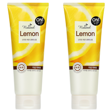 온더바디 더 내추럴 레몬 산뜻한 클렌징 폼, 200g, 2개