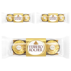 FERRERO ROCHER 金莎 巧克力 3顆, 37.5g, 3條