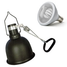 sparkzoo 碳素聚光燈 100w + 爬蟲類燈罩 圓頂型 SPZ180D, 混合顏色, 1個