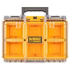 DEWALT 得偉 硬漢2.0系列 1/2深型收納箱 工具箱 厚度3.5mm, 262 x 122 x 366mm, 1個