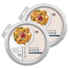 로얄키친 에어프라이어 접시형 종이호일, 90개입, 2개