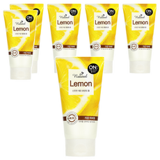 온더바디 더 내추럴 레몬 산뜻한 클렌징 폼, 120g, 6개
