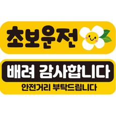 JEJEDECO 新手駕駛 汽車可拆卸磁吸高亮度反光貼紙 貼膜 中號 E230 EC019 + EC043 套組, 2個, 混合色