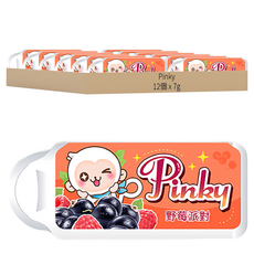 Pinky 薄荷糖 野莓派對口味, 7g, 12個
