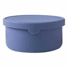 Lestar 耐冷熱可微波日式彩虹矽膠保鮮盒 700ml, 1個, 靛藍色