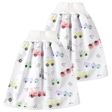 日本竹纖維隔尿褲隔尿裙 塗鴉車 防水, M(36 x 17cm), 1件, 2件