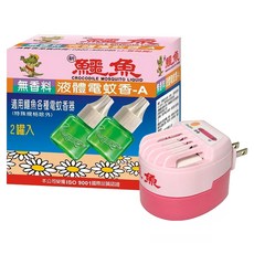 鱷魚 電蚊香液雙罐加器, 184ml, 1組
