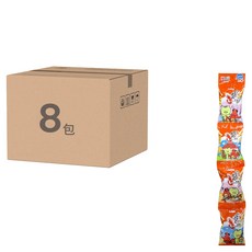 Calbee 卡樂比 Kappa Ebisen 河童蝦條 香辣燒烤味迷你蝦條, 14g, 8包