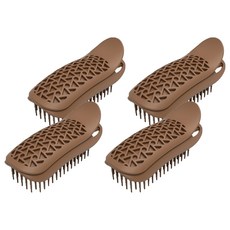 里拉奇蹟捲髮夾, 4個, 01 棕色