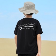 ghostrepublic 兒童涼感透氣Air Dry游泳課Coolon短袖T恤 JT-J3176