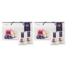 청춘농장 신선한 푸룬사과즙, 2.4L, 2박스, 60개