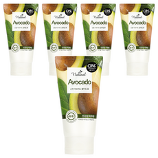 온더바디 더 내추럴 아보카도 순한 클렌징 폼, 120g, 5개