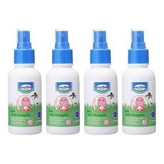 Baan 貝恩 嬰兒防蚊噴液，天然精油，蚊蟲安全有效, 100ml, 4瓶