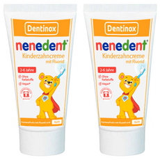 네네덴트 저불소 치약 딸기향, 2개, 50ml