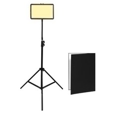 DAEHAN LED攝影反光板簡易支架全套組, 黃色(燈光), 1套